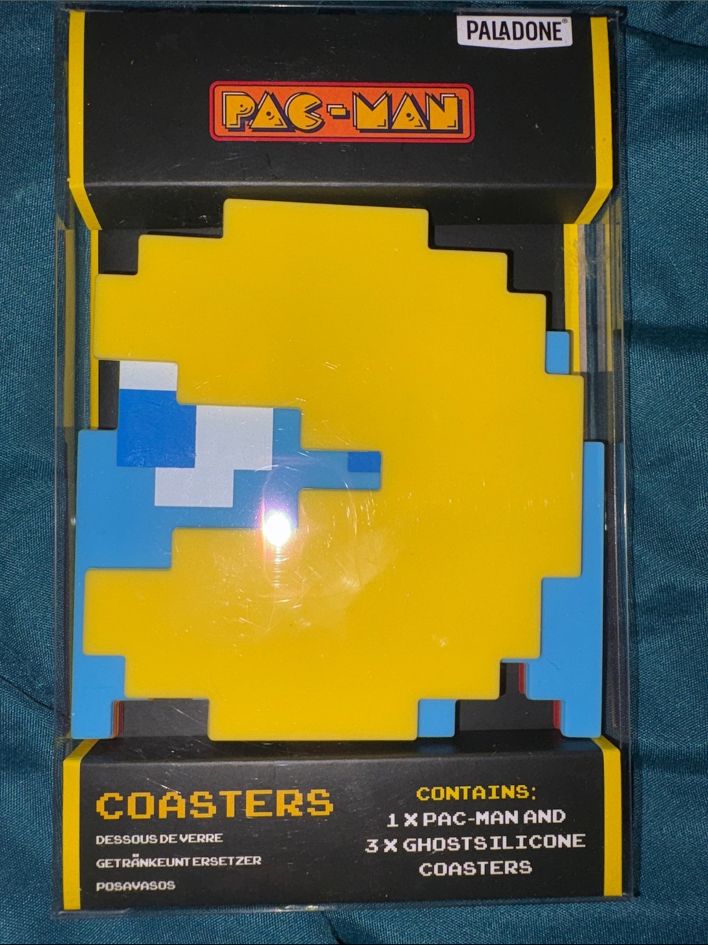 Pac-Man Silicone Coaster Set by Paladone